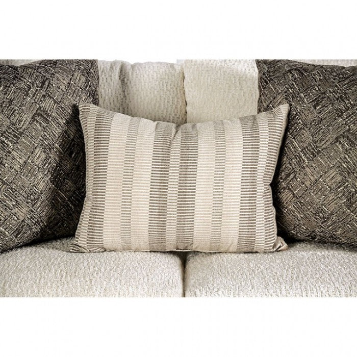 Furniture of America Quavo Upholstered Loveseat