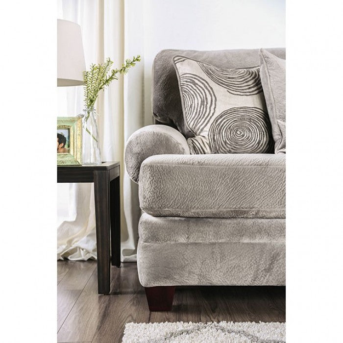 Furniture of America Tandem Contemporary Upholstered Loveseat